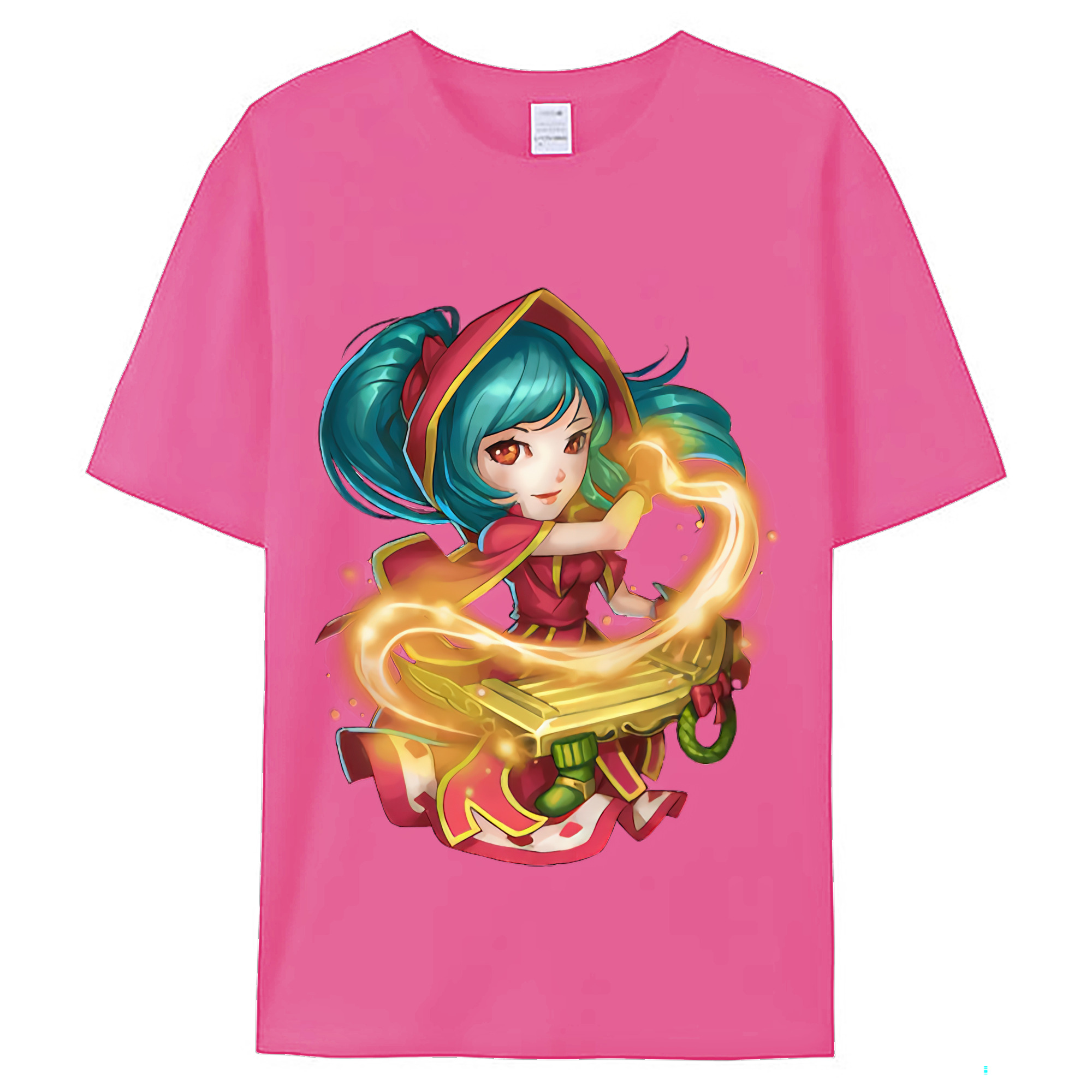 （画像用） リーグ・オブ・レジェンド League of Legends LOL レディースカジュアルプリントTシャツ（綿100％）